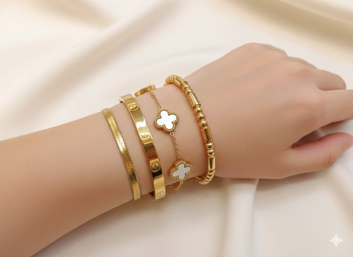 4 pieces bracelet set